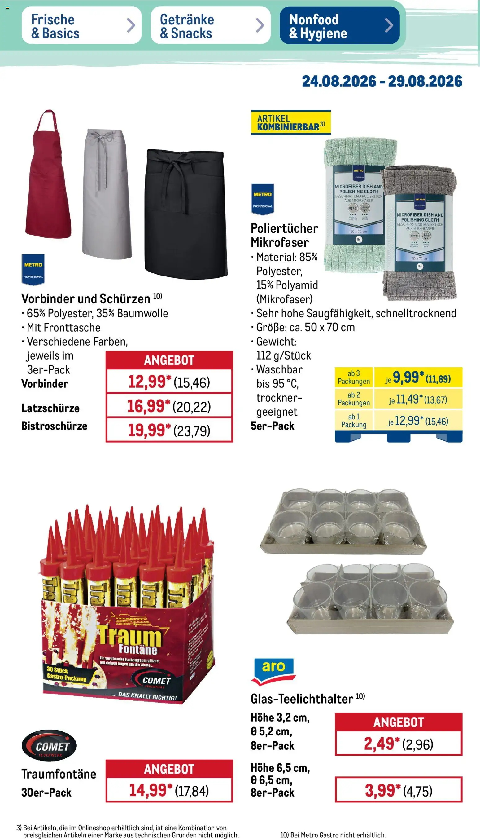 Metro NonFood-Angebote – gültig ab 24.08.2026 | Seite: 11 | Produkte: Trockner, Gewicht