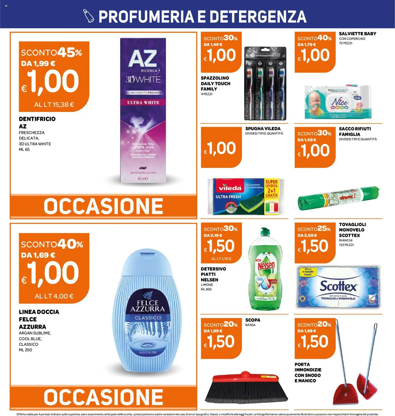 Volantino Ekom del 16.06.2026 | Pagina: 12 | Prodotti: Spazzolino, Limone, Scopa, Doccia