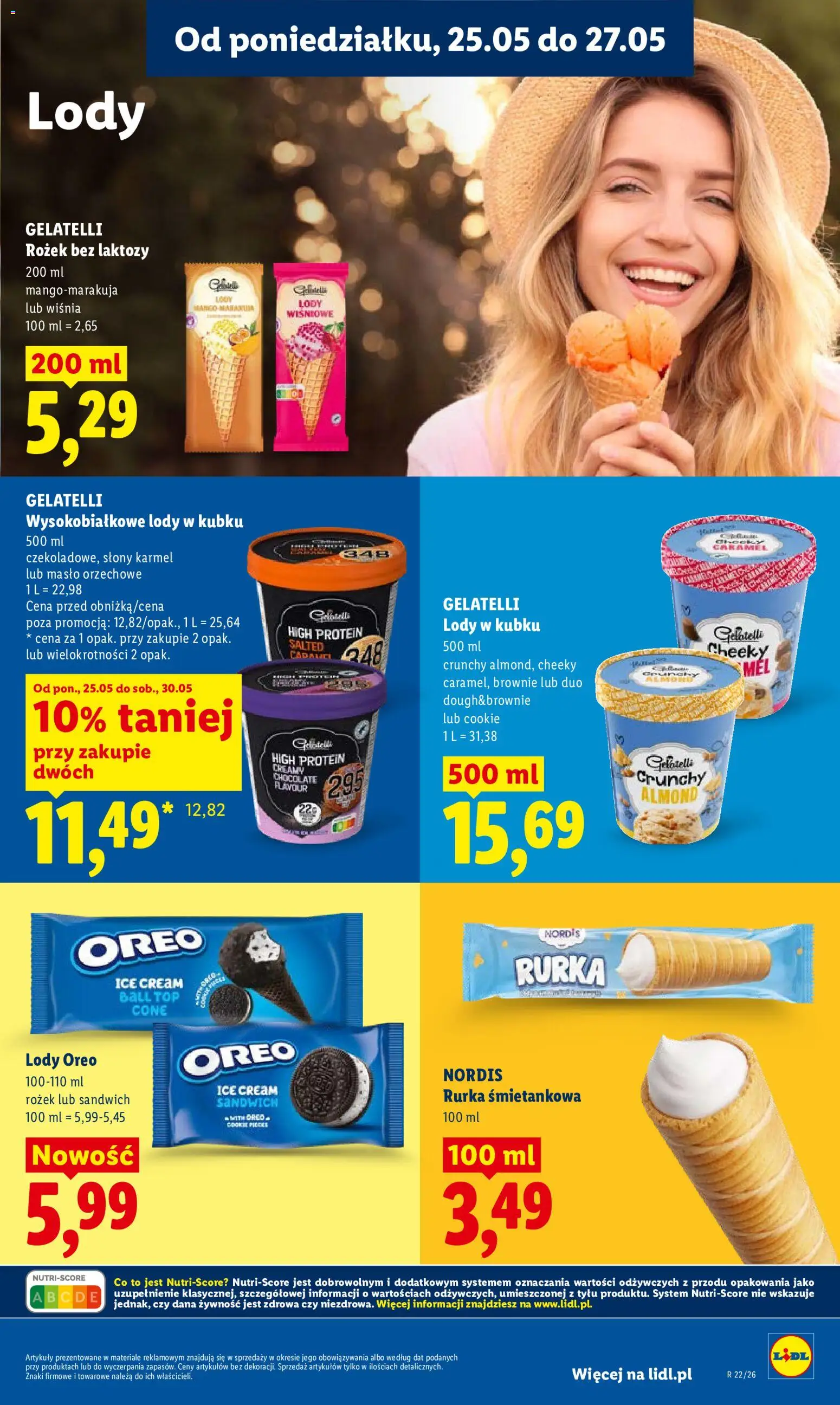 Lidl gazetka od 25.05.2026 | Strona: 69 | Produkty: Masło orzechowe, Bez laktozy, Masło, Brownie