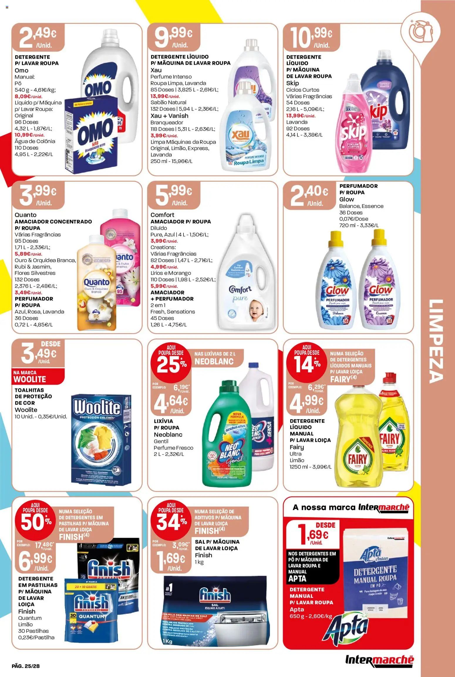 Intermarché folheto Contact │ válido de 08/10/2026 | Página: 25 | Produtos: Agua, Flores, Perfume, Detergente