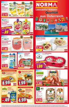 Norma Flugblatt ab 19.10.2026 gültig | Seite: 13 | Produkte: Gurken, Flocken, Vollmilch, Käse