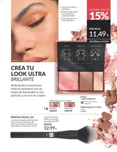 Vista previa Catálogo AVON campaña 8 válido desde el 01/08/2026 | Página: 47 | Productos: Polvo, Iluminador, Colorete, Brocha