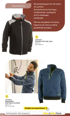 Brico Veiligheidsmagazine - Voorbeeld van een folder van Brico, geldig van 06/07/2026 | Pagina: 82 | Producten: Sweater, Sweatshirt