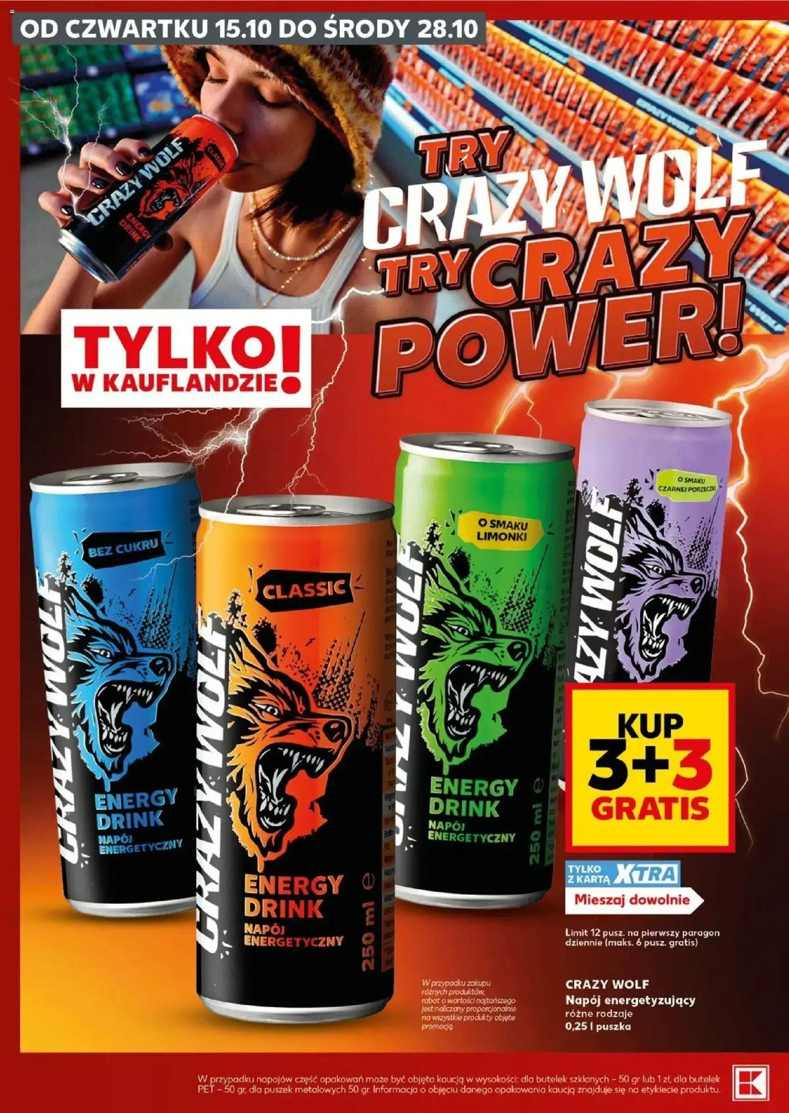 Kaufland gazetka - Super sobota od 17.10.2026 - od jutra PDF | Strona: 10 | Produkty: Karta, Napój energetyczny
