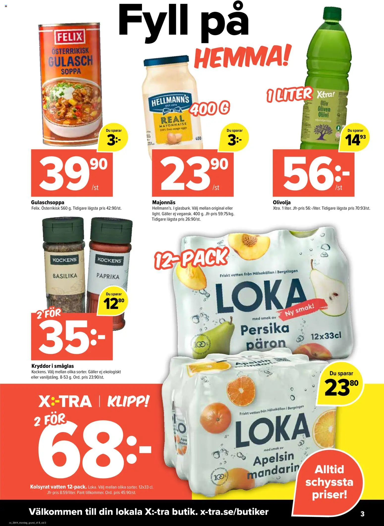 Coop X:-TRA reklamblad aktuell från 26/10/2026 | Sida: 3
