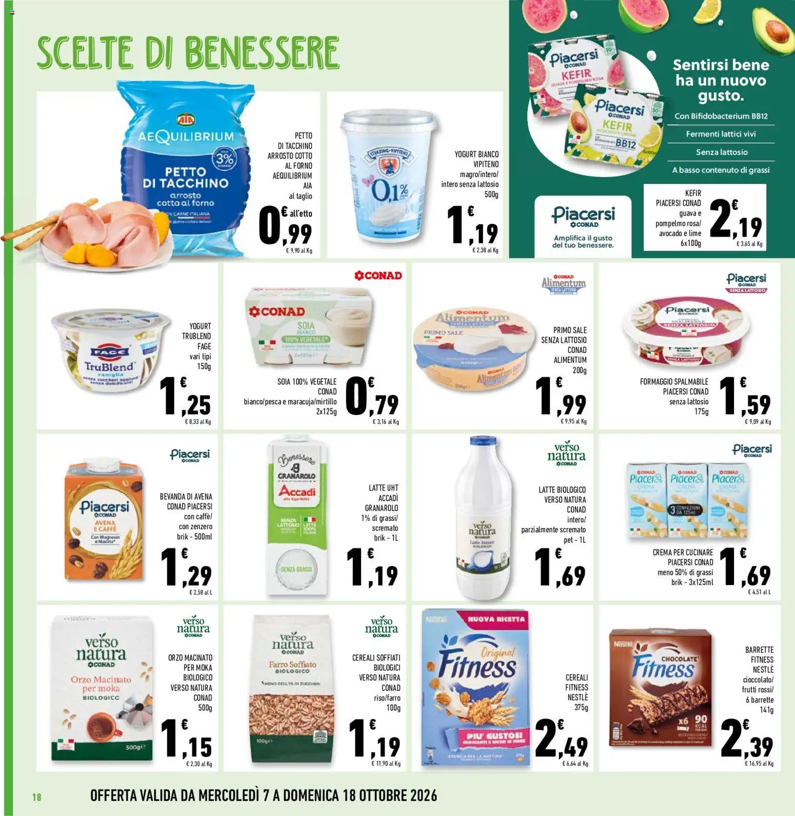Volantino Conad del 07/10/2026 | Pagina: 18