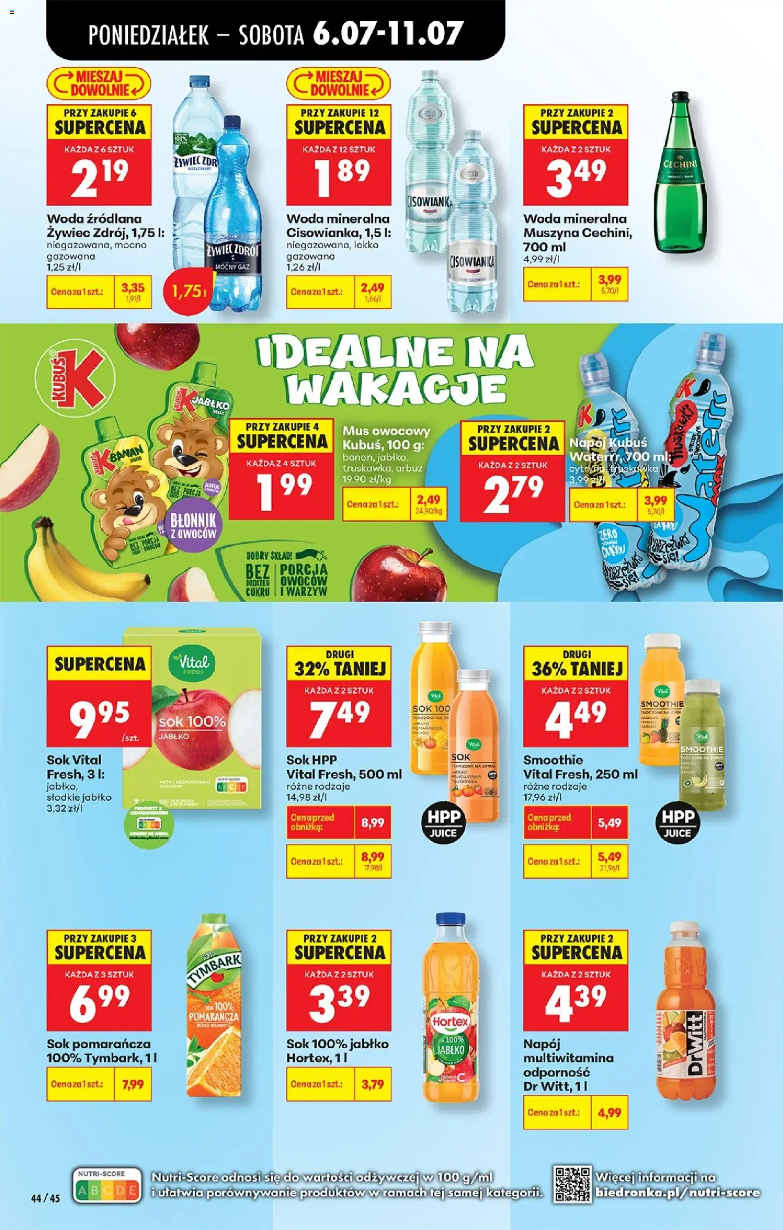 Biedronka Polsko leták od 06.07.2026 | Strana: 62 | Produkty: Drwitt, Smoothie