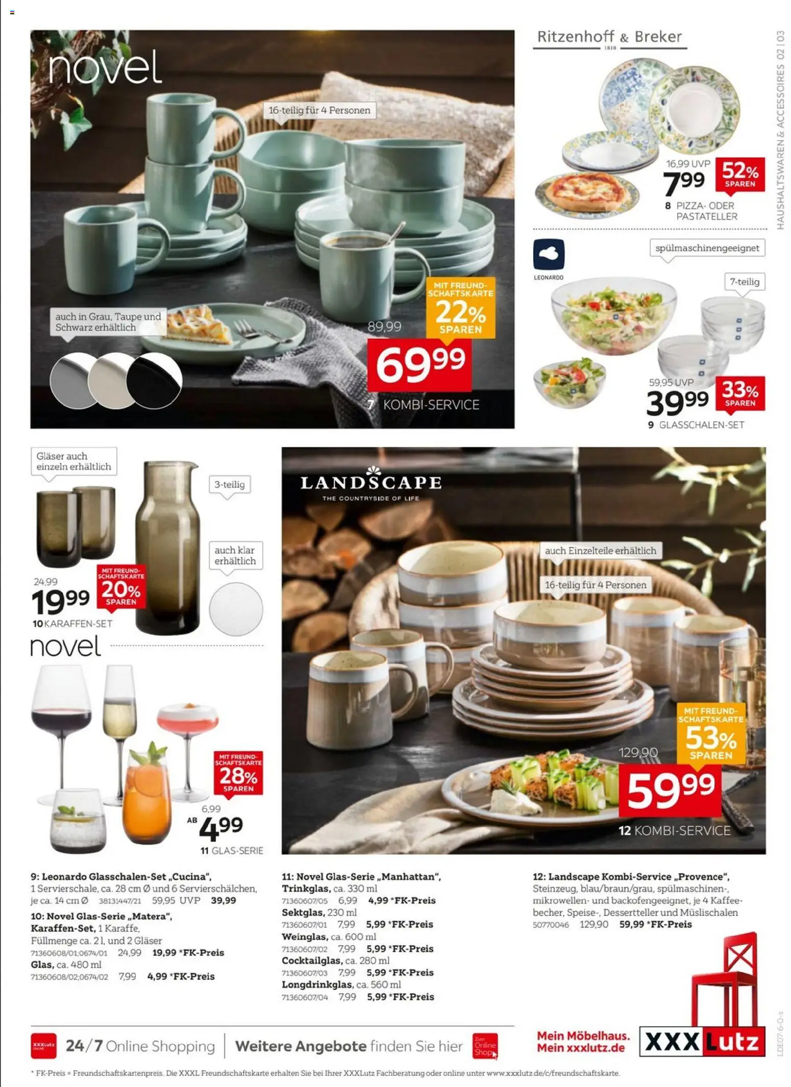 XXXLutz Wohnaccessoires – gültig ab 11.07.2026 | Seite: 3 | Produkte: Kaffee, Pizza