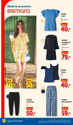 Lidl - Tilbudsavis gyldig fra 14.06.2026 | Side: 25 | Produkter: Tanktop, Bukser, Søm