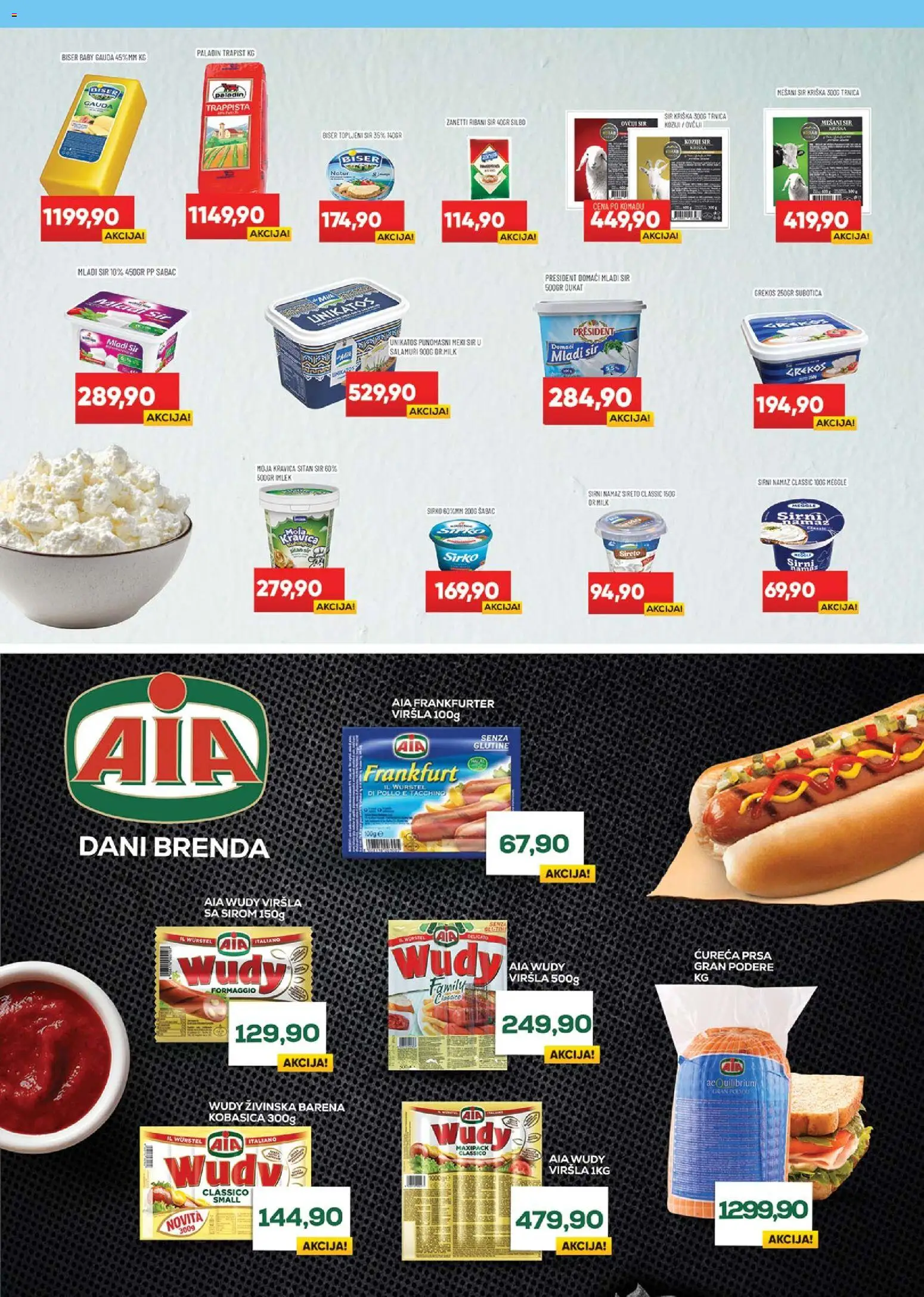Medius katalog - važi od 05.05.2026 | Strana: 4 | Proizvode: Sitan sir, Mladi sir, Moja kravica, Topljeni sir