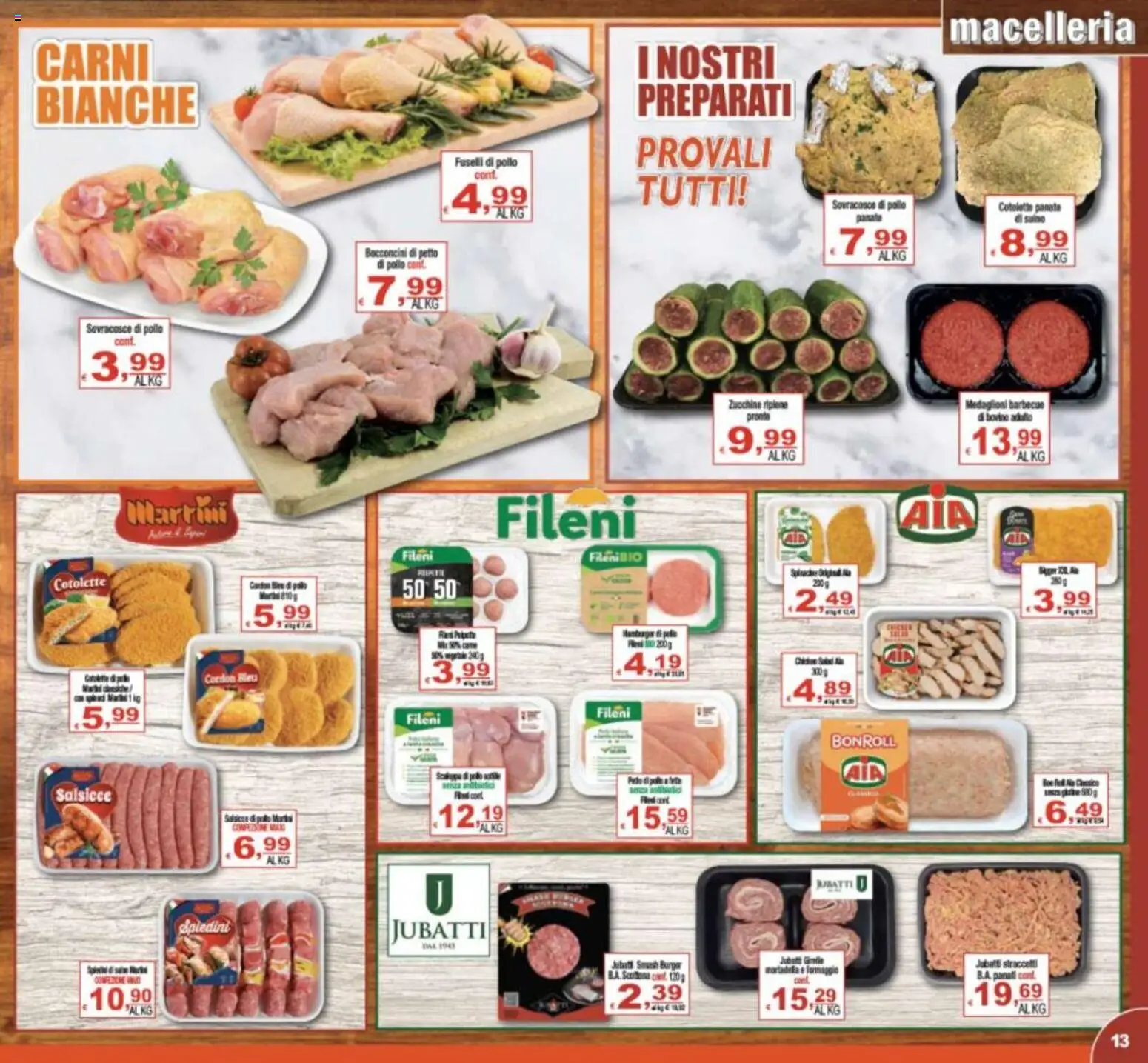 Volantino CTS del 01/07/2026 | Pagina: 13 | Prodotti: Pollo, Barbecue, Formaggio, Zucchine