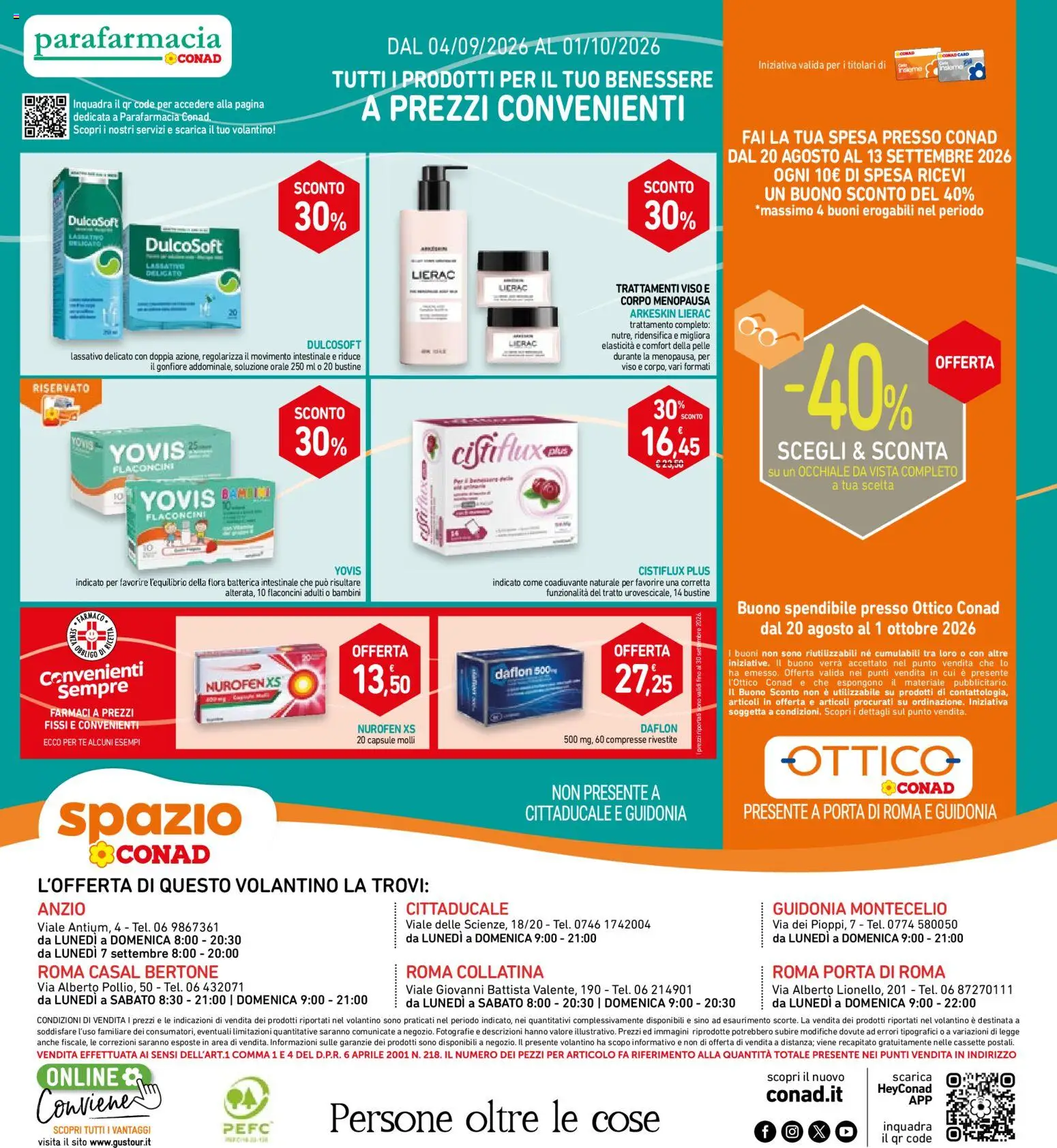 Volantino Spazio Conad del 04/09/2026 | Pagina: 27 | Prodotti: Porta, Tè