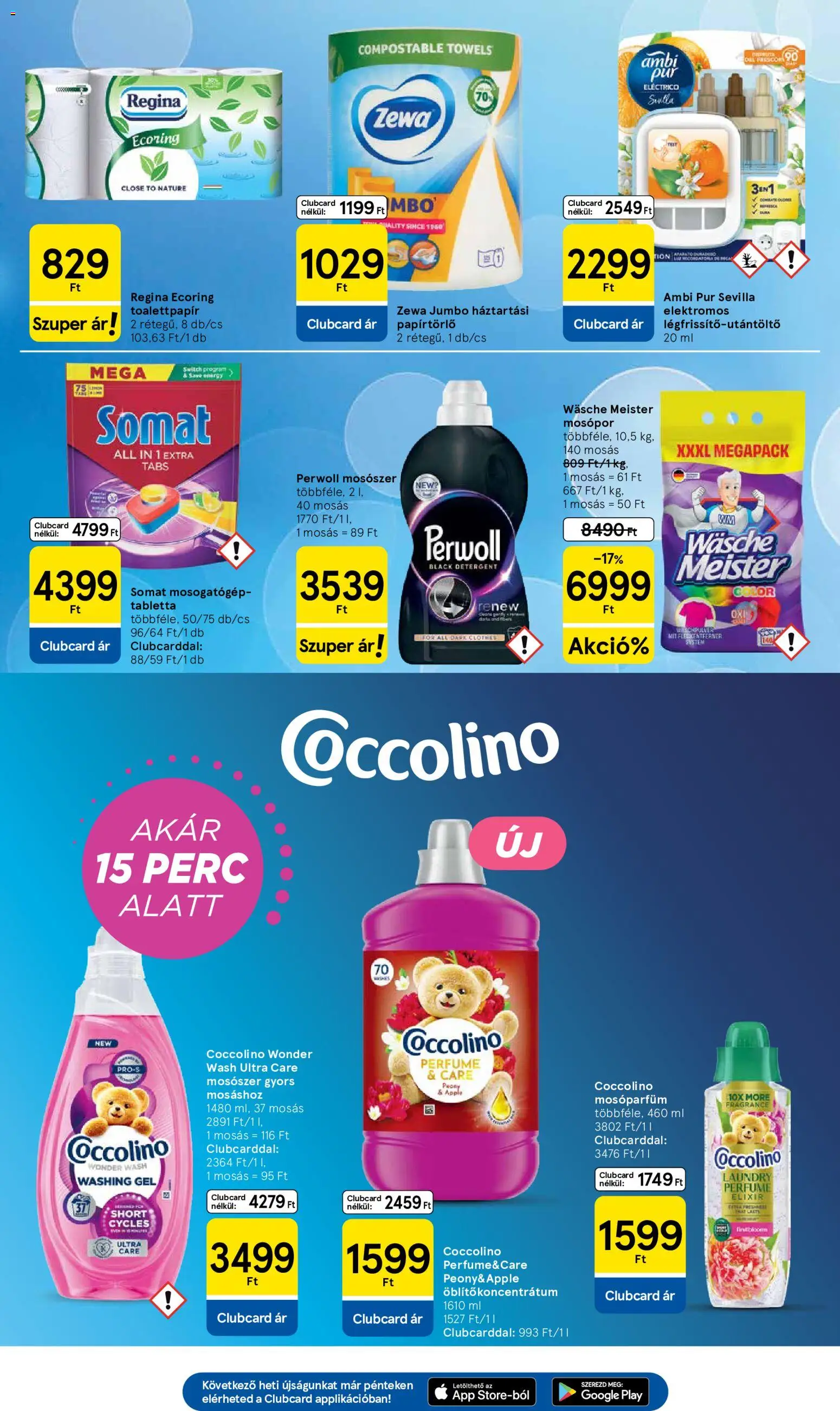 Tesco akciós ujság - amely érvényes a következő dátumtól: 2026.07.16. | Oldal: 25 | Termékek: Somat, Mosogatógép, Mosópor, Mosószer