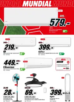 Vista previa Media Markt folleto válido desde el 20.05.2026 | Página: 19 | Productos: Té, Ventilador, Purificador de aire, Ventilador de pie