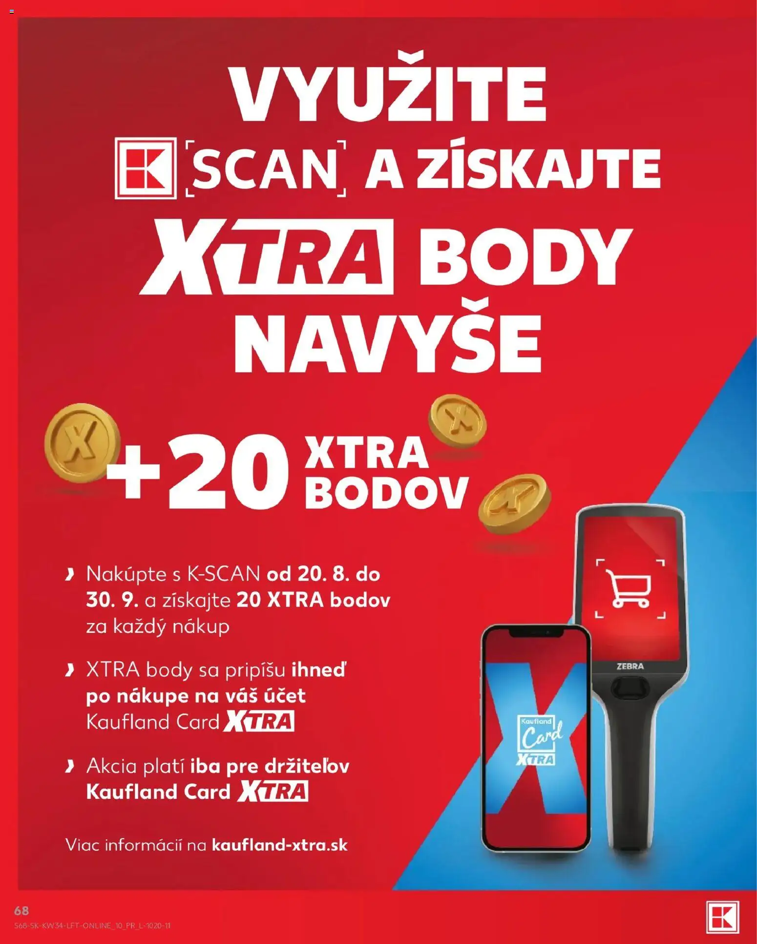 Kaufland SK akciós ujság - amely érvényes a következő dátumtól: 2026.08.20. | Oldal: 68 | Termékek: Body, Vas