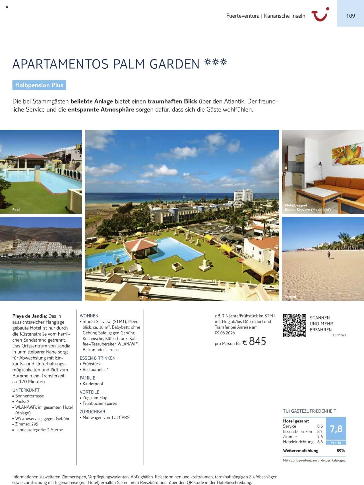 TUI Prospekt Kanaren, Kapverden & Senegal 2025/26 – gültig ab 01.11.2025 | Seite: 109 | Produkte: Babybett