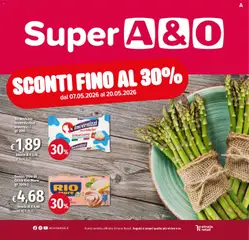 Anteprima del volantino A&O volantino Super valido a partire dal 07.05.2026
