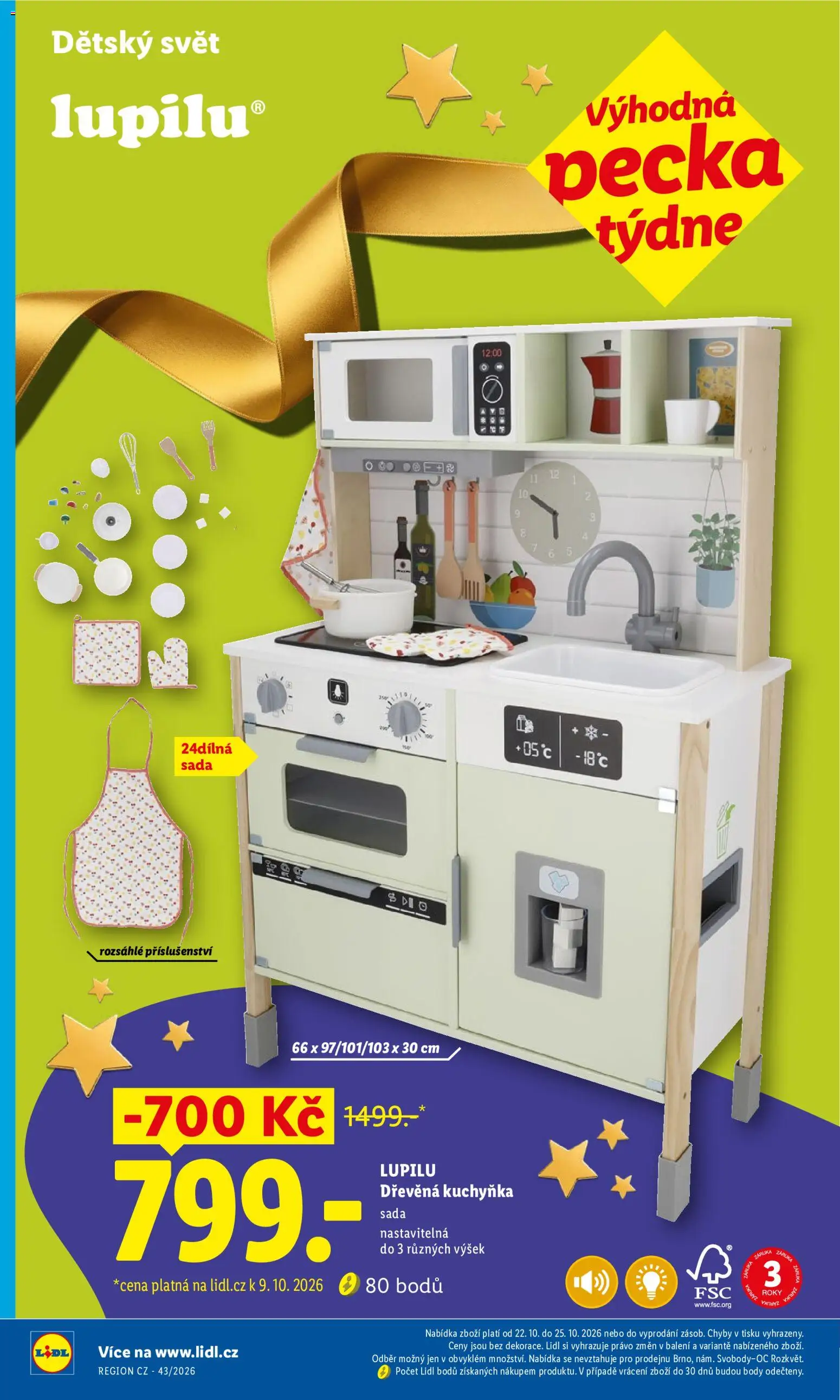 Lidl leták - Spotřební zboží od 19.10.2026 | Strana: 17 | Produkty: Kuchyňka, Dřevěná kuchyňka, Body