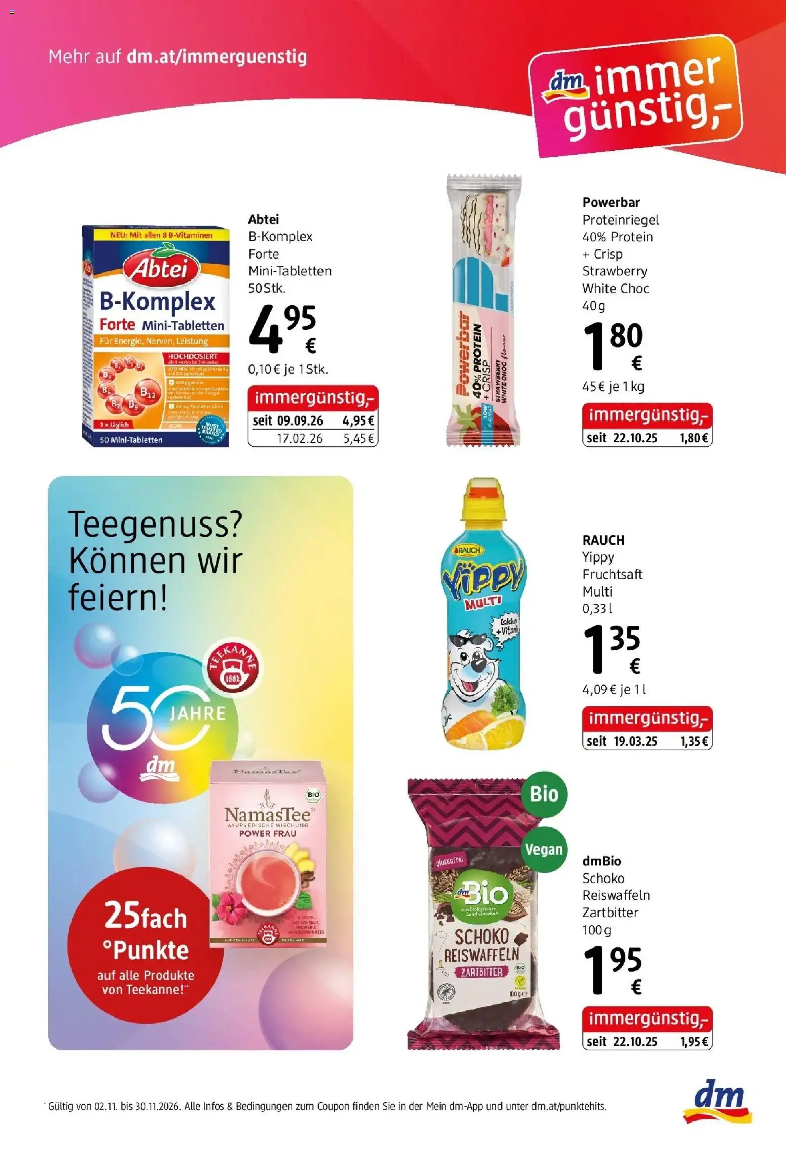 dm drogerie markt Flugblatt  / 2026 von 29.10.2026 - Aktuelle Angebote | Seite: 6 | Produkte: Proteinriegel