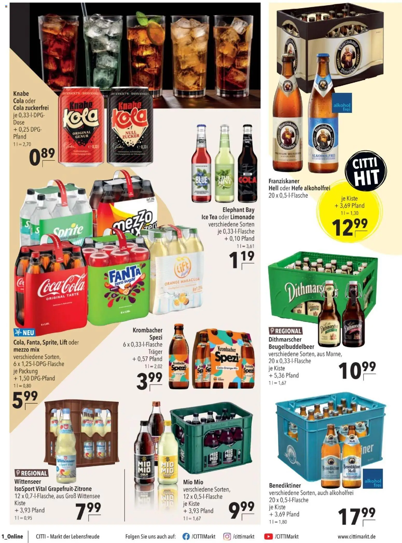 CITTI tilbudsavis – gyldig fra 03.06.2026 | Side: 12 | Produkter: Fanta, Cola