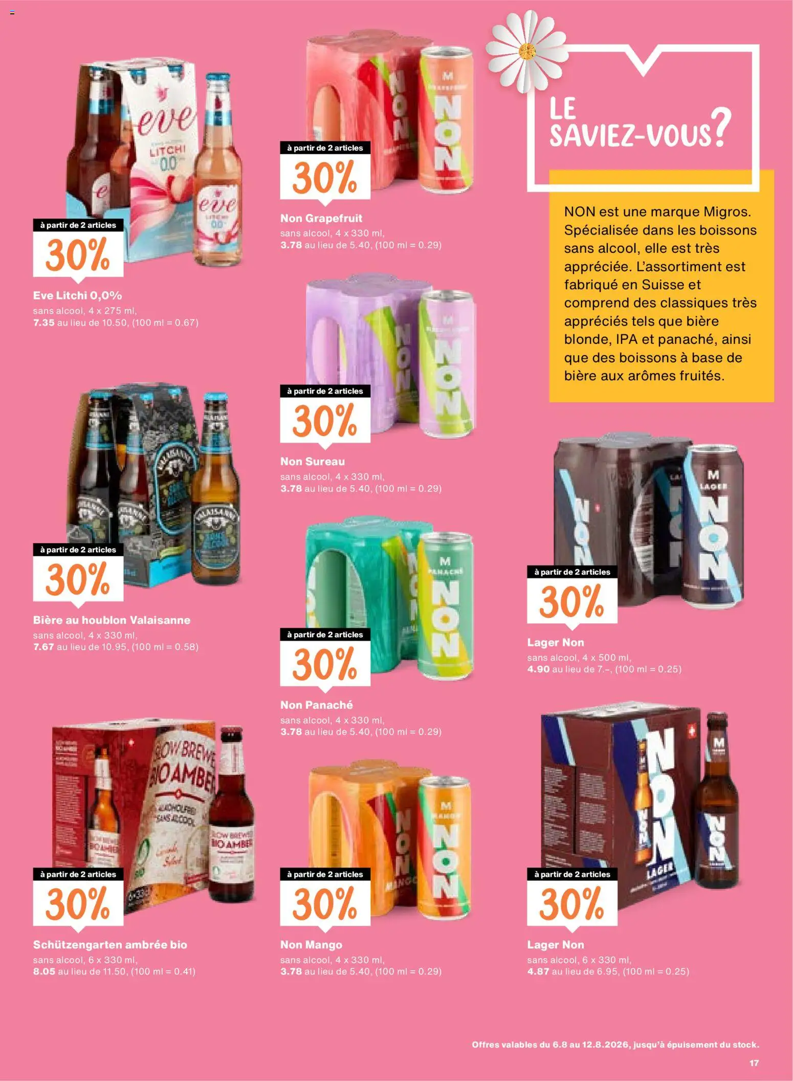 Migros aktionen FR – gültig ab 06.08.2026 | Seite: 17