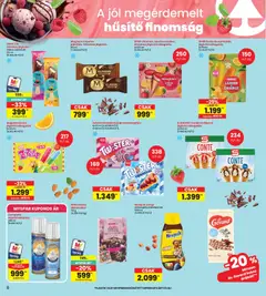 Interspar akciós újság - amely érvényes a következő dátumtól: 2026.07.02. | Oldal: 8 | Termékek: Magnum, Jégkrém, Pálcikás jégkrém, Keksz