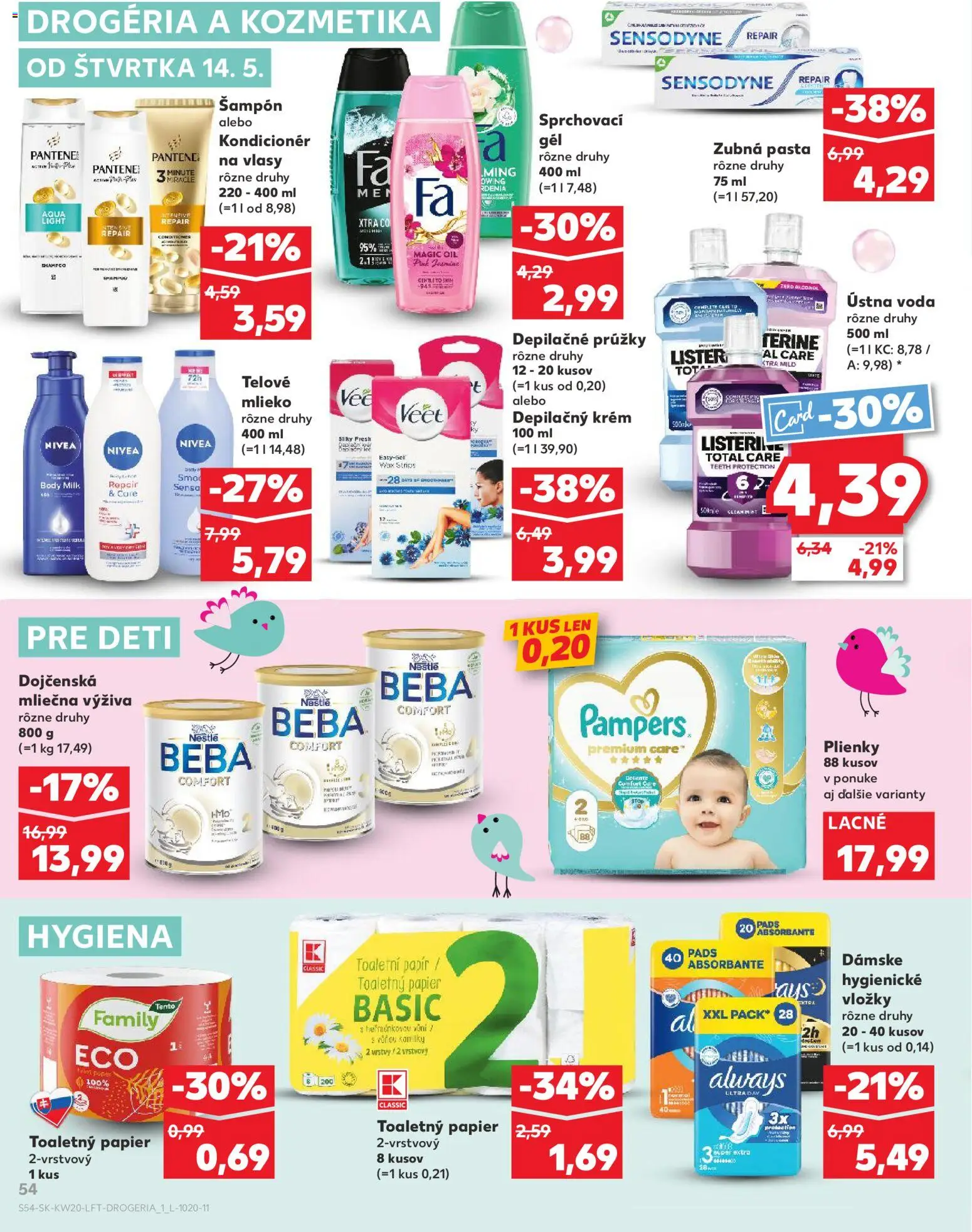 Nové Kaufland akcie – leták je platný od 14.05.2026 | Strana: 54