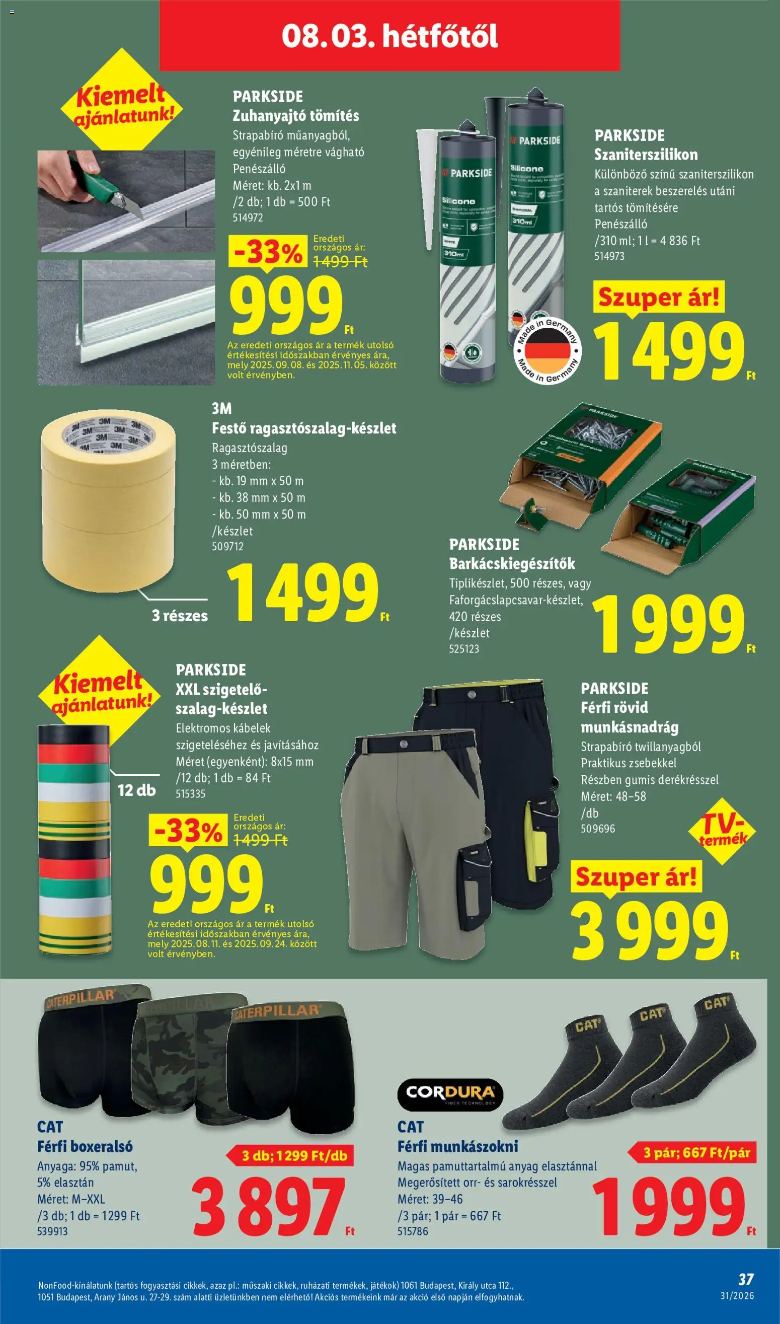 Lidl akciós ujság - amely érvényes a következő dátumtól: 2026.07.30. | Oldal: 37