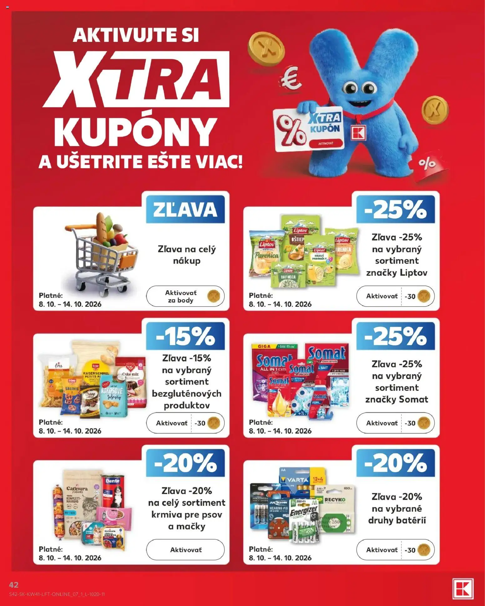 Nové Kaufland akcie – leták je platný od 08.10.2026 | Strana: 42