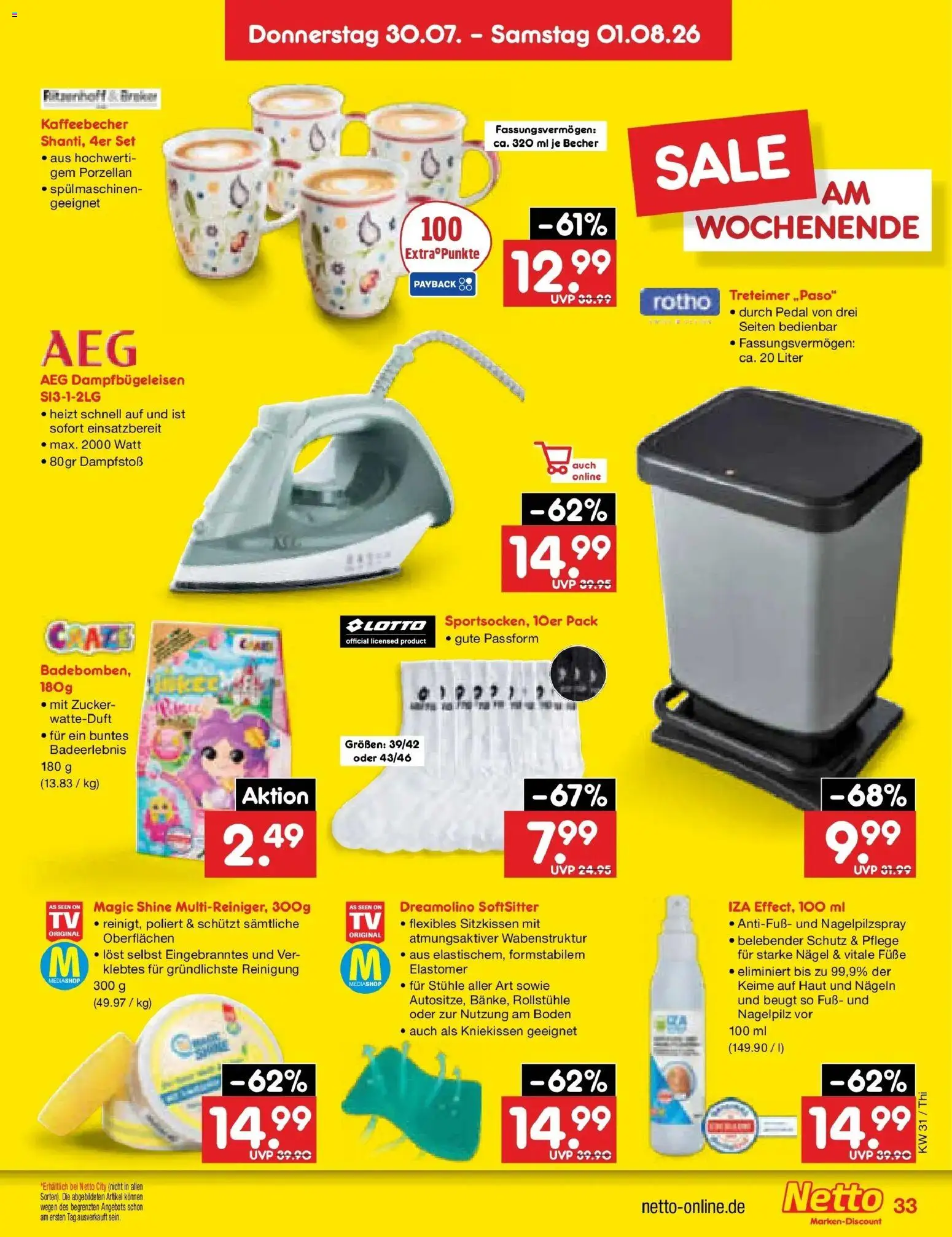 Netto Marken-Discount Prospekt Pirna – gültig ab 27.07.2026 | Seite: 50 | Produkte: AEG, Zucker