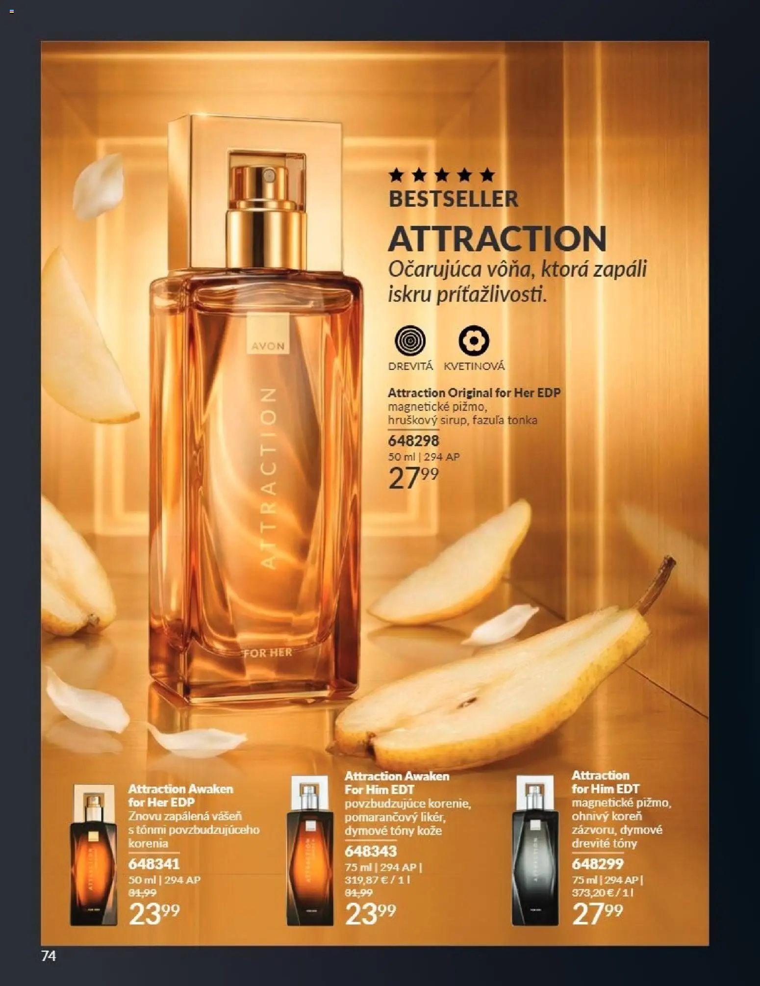 Nové Avon akcie – leták je platný od 01.07.2026 | Strana: 74 | Produkty: Fazuľa