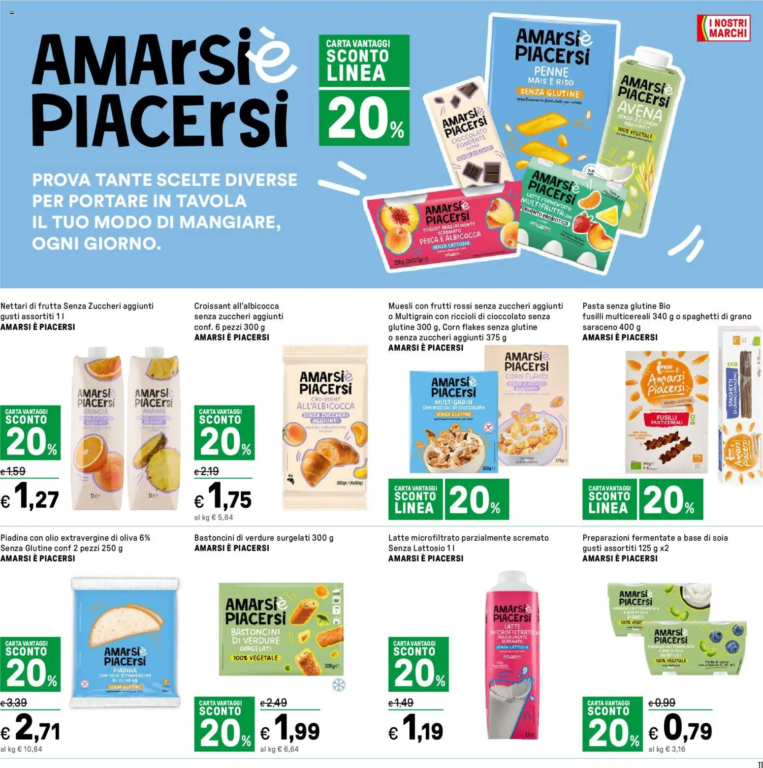 Volantino Iper del 22.05.2026 | Pagina: 11 | Prodotti: Muesli, Pasta, Fusilli, Mais