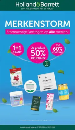 Holland & Barrett folder - Voorbeeld van een folder van Holland & Barrett, geldig van 07-09-2026