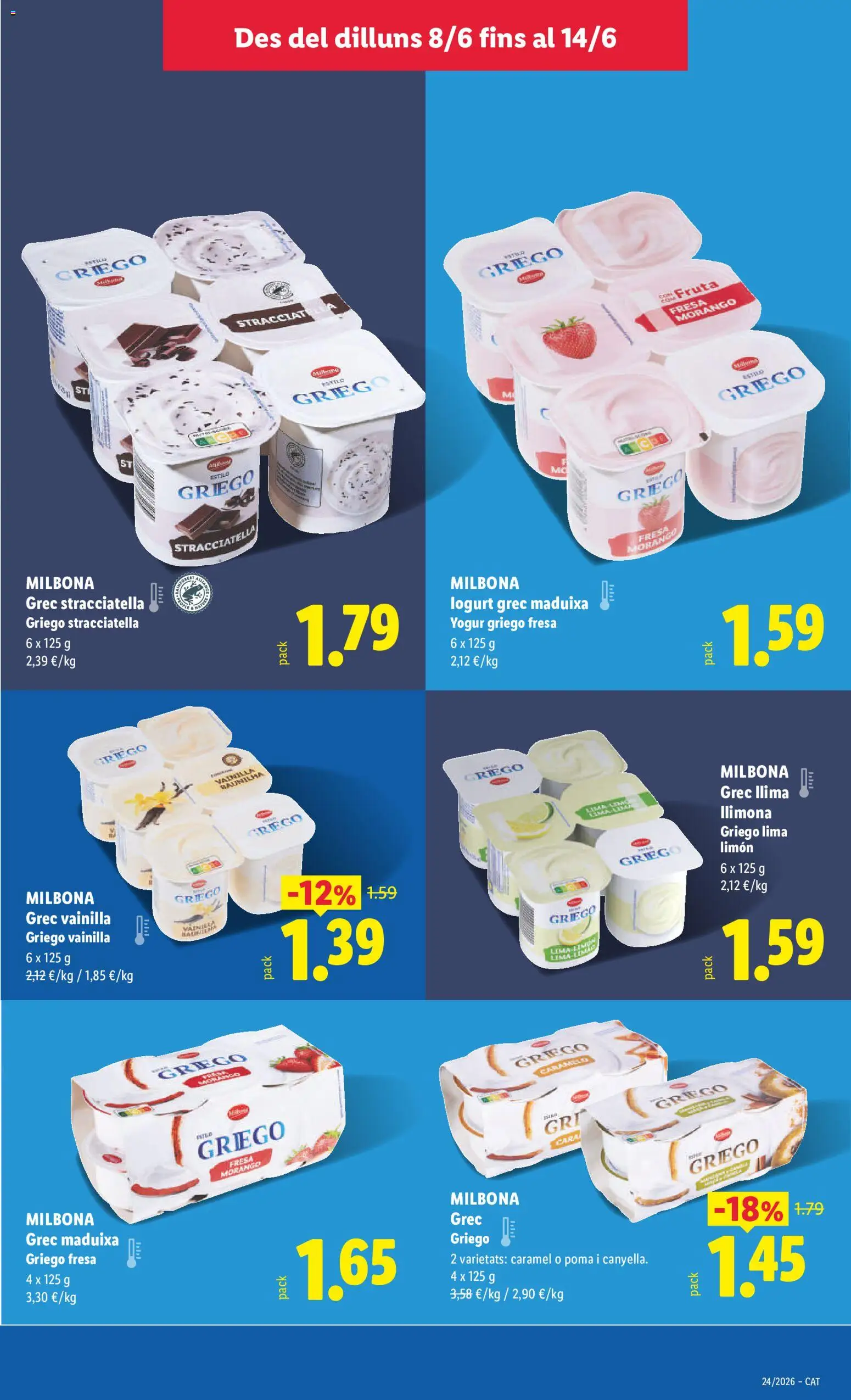 Lidl folleto │ válido desde el 08.06.2026 | Página: 13 | Productos: Lima, Yogur, Μαγειρική εστία