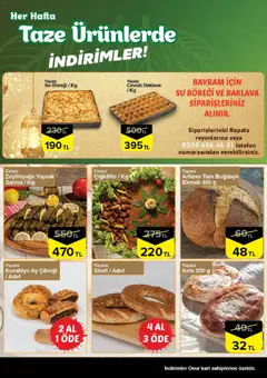 21.05.2026 tarihinden itibaren geçerli olan Onur Market kataloğu önizlemesi | Sayfa: 6 | Ürünler: Ekmek, Su, Telefon