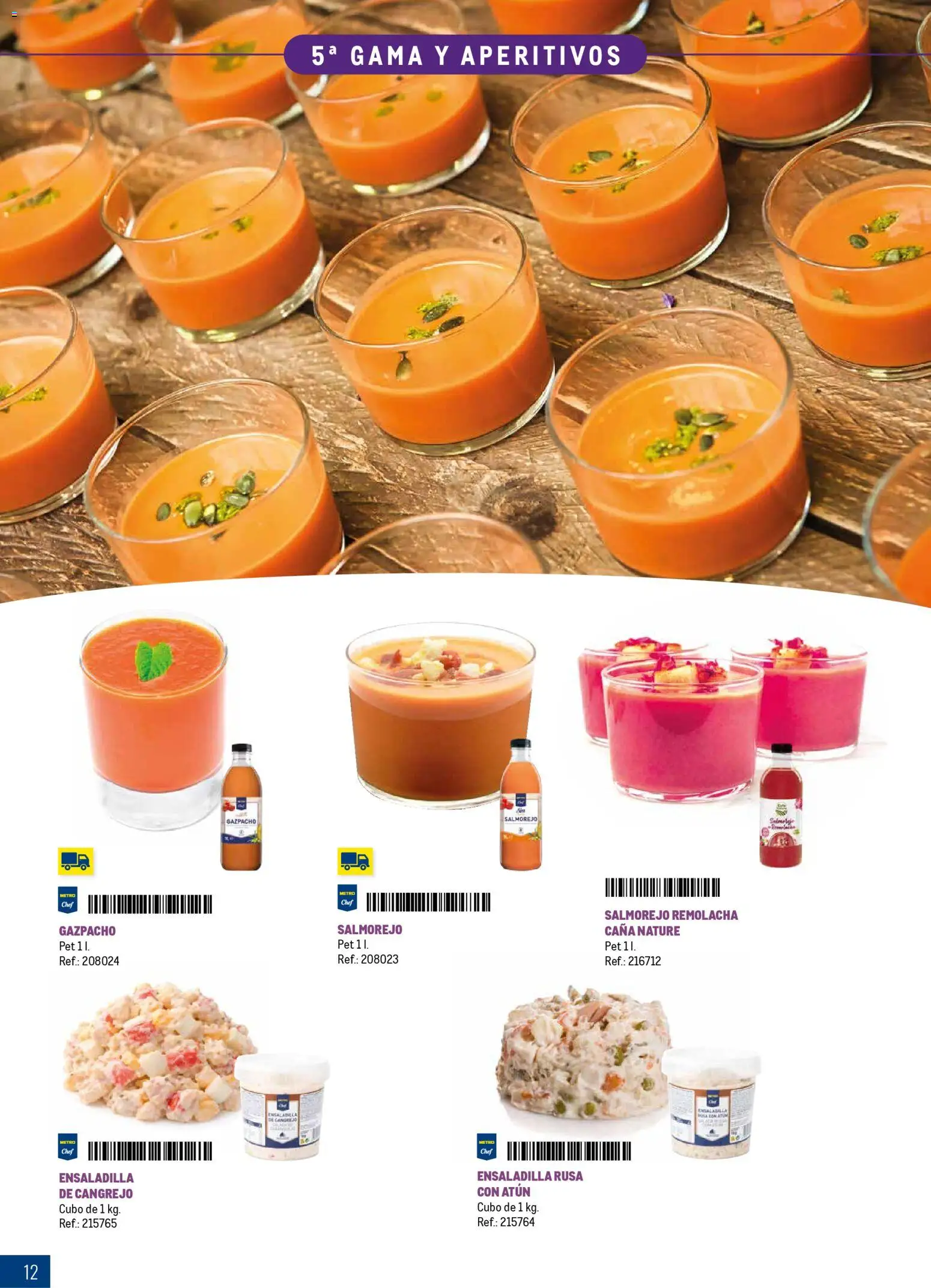 Makro Especial Catering Canarias │ válido desde el 16.03.2026 | Página: 12 | Productos: Ensaladilla, Gazpacho