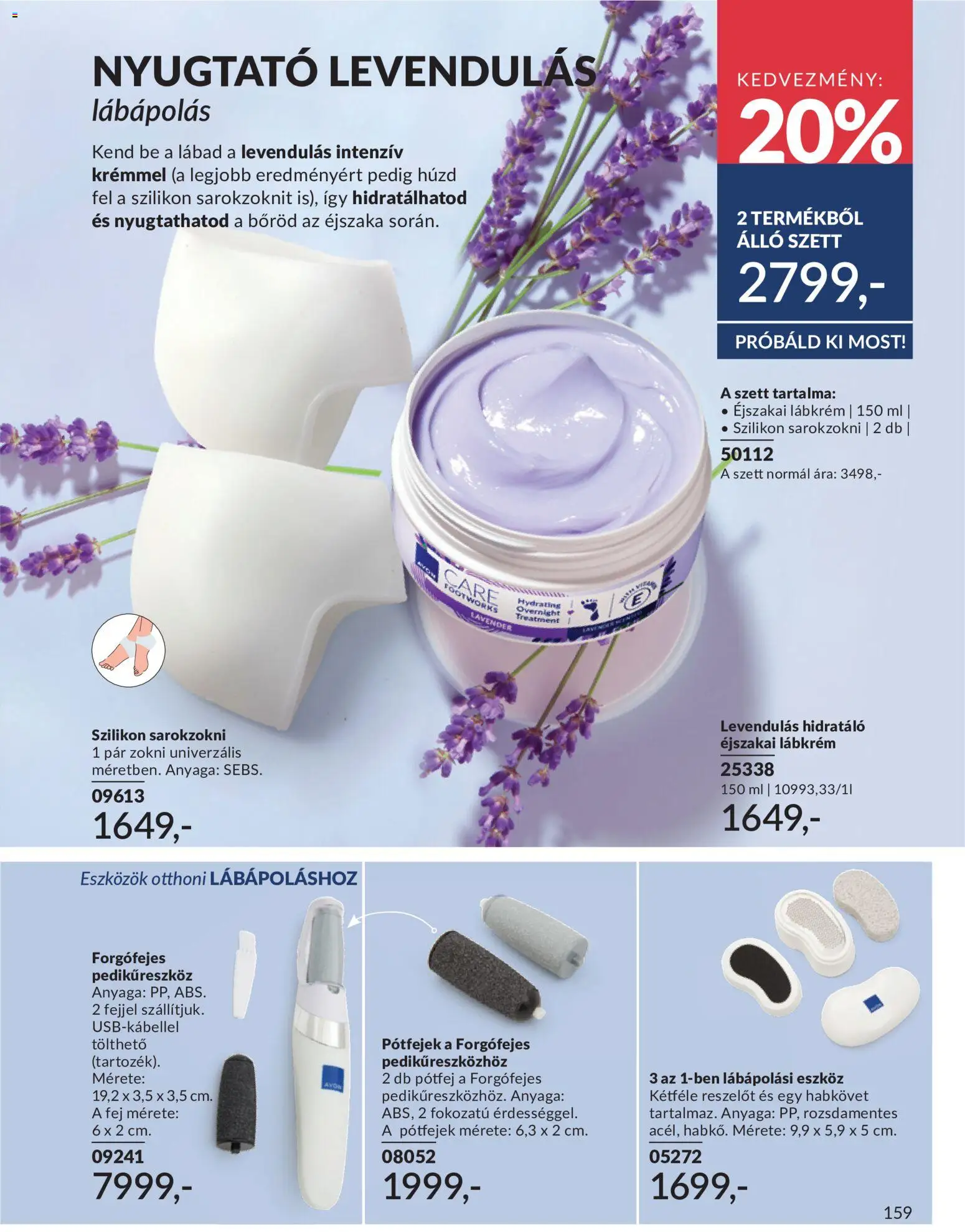 Avon akciós ujság - amely érvényes a következő dátumtól: 01.06.2026 | Oldal: 193 | Termékek: Zokni