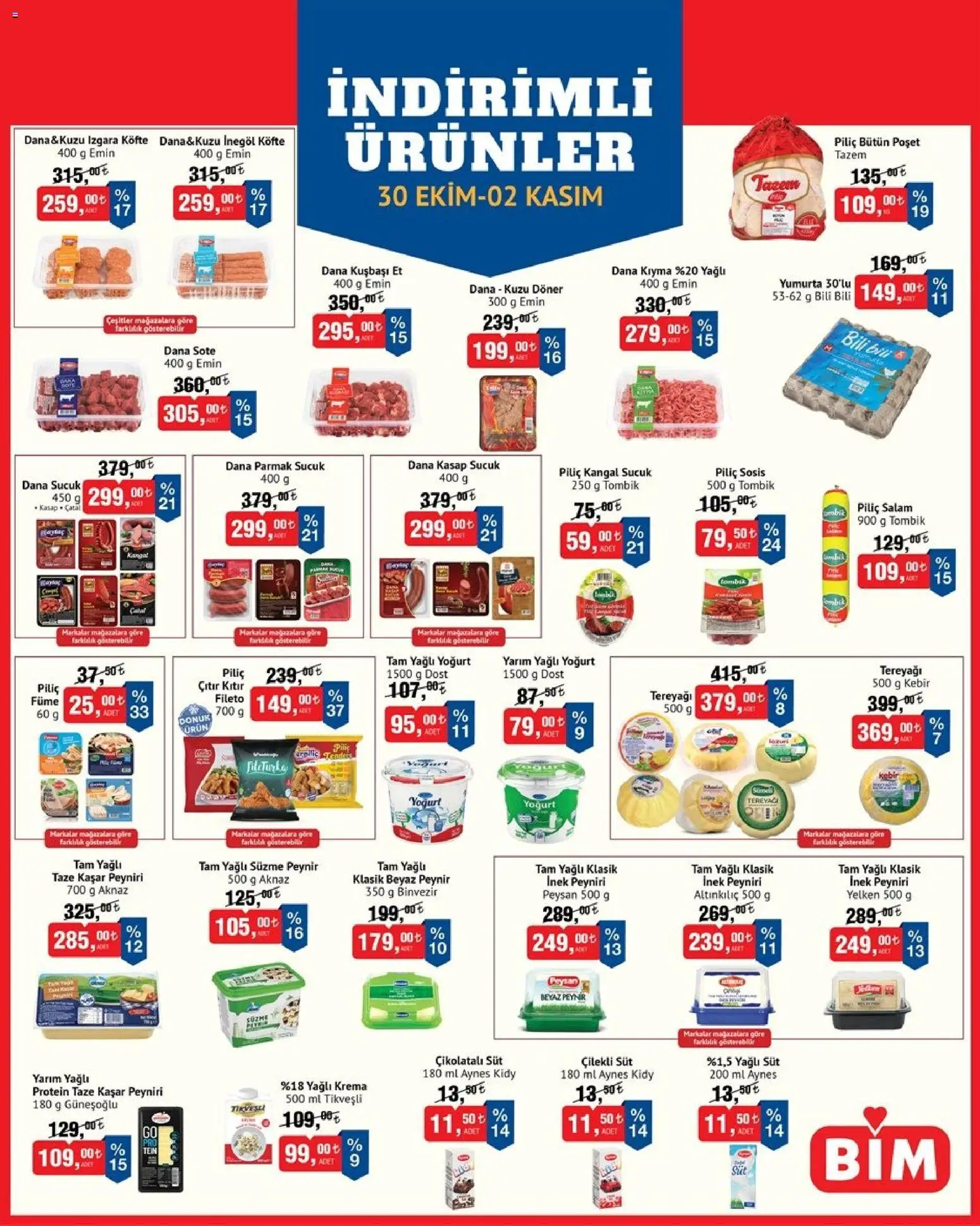 BİM Katalog - 30 Ekim 2026 tarihinden itibaren geçerlidir | Sayfa: 1