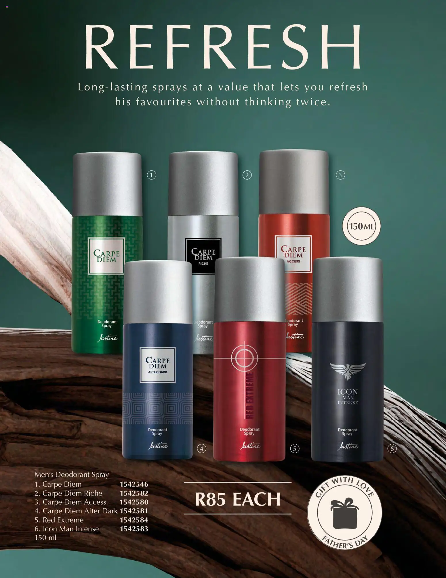 New Justine catalogue – valid from 11.05.2026 | Page: 10 | Products: Deodorant