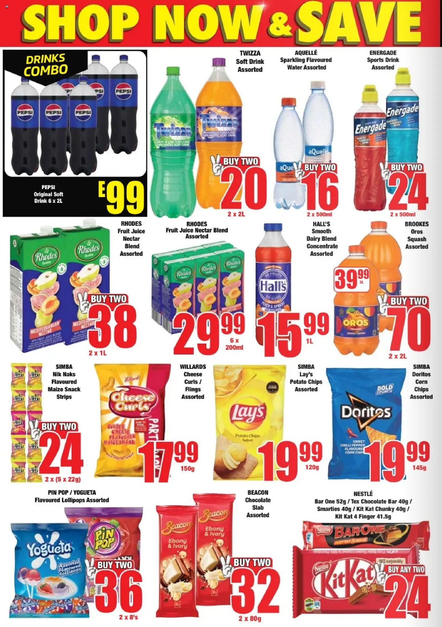 New Boxer catalogue – valid from 05.03.2026 | Page: 4 | Products: Chips, Water, Fruit, Pepper