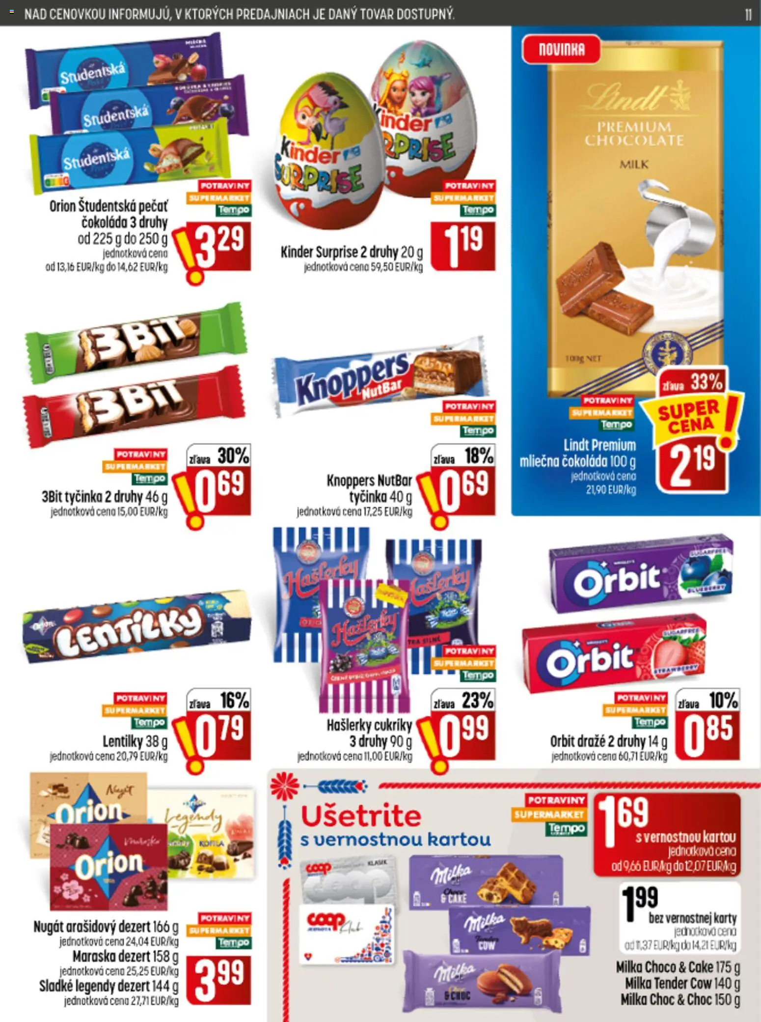 Nové COOP Jednota akcie – leták je platný od 10.09.2026 | Strana: 11
