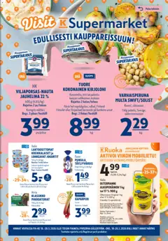 K-Supermarket-mainoslehti voimassa 18.05.2026 alkaen