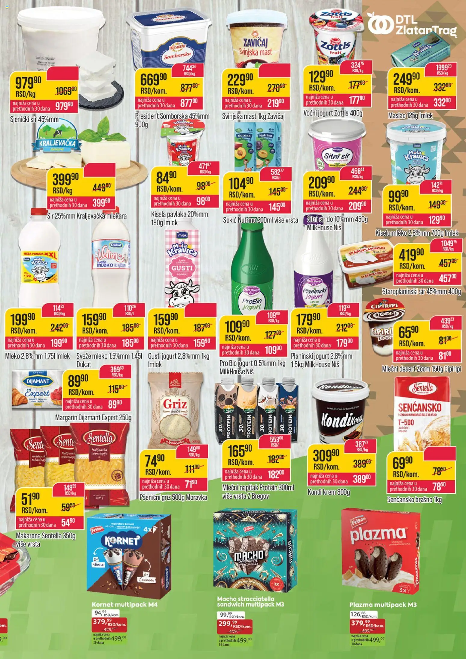 Zlatan Trag katalog - važi od 12.08.2026 | Strana: 5 | Proizvode: Plazma, Jogurt, Griz, Voćni jogurt
