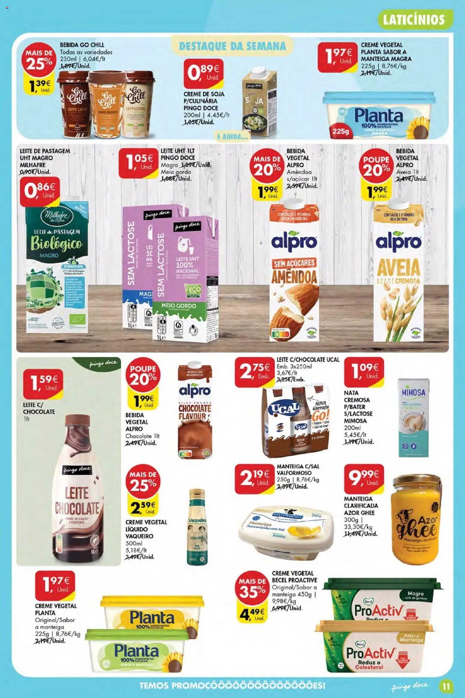 Pingo Doce Poupe Esta Semana Madeira │ válido de 11.06.2026 | Página: 11 | Produtos: Aveia, Sal, Manteiga, Bebida