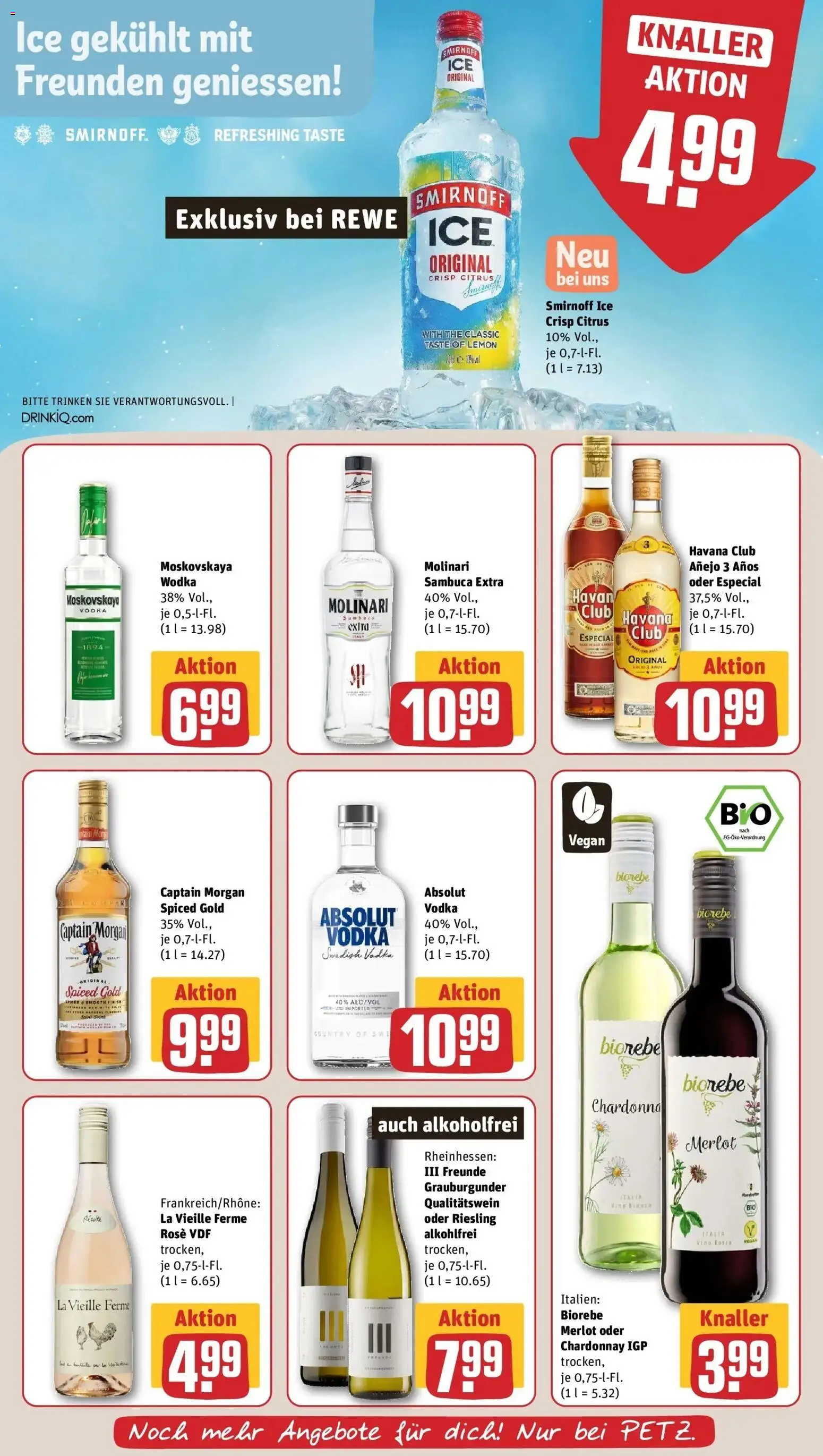 REWE Prospekt ab 28.09.2026 zum Blättern » Angebote | Seite: 27 | Produkte: Sambuca, Finish, Vodka, Wodka