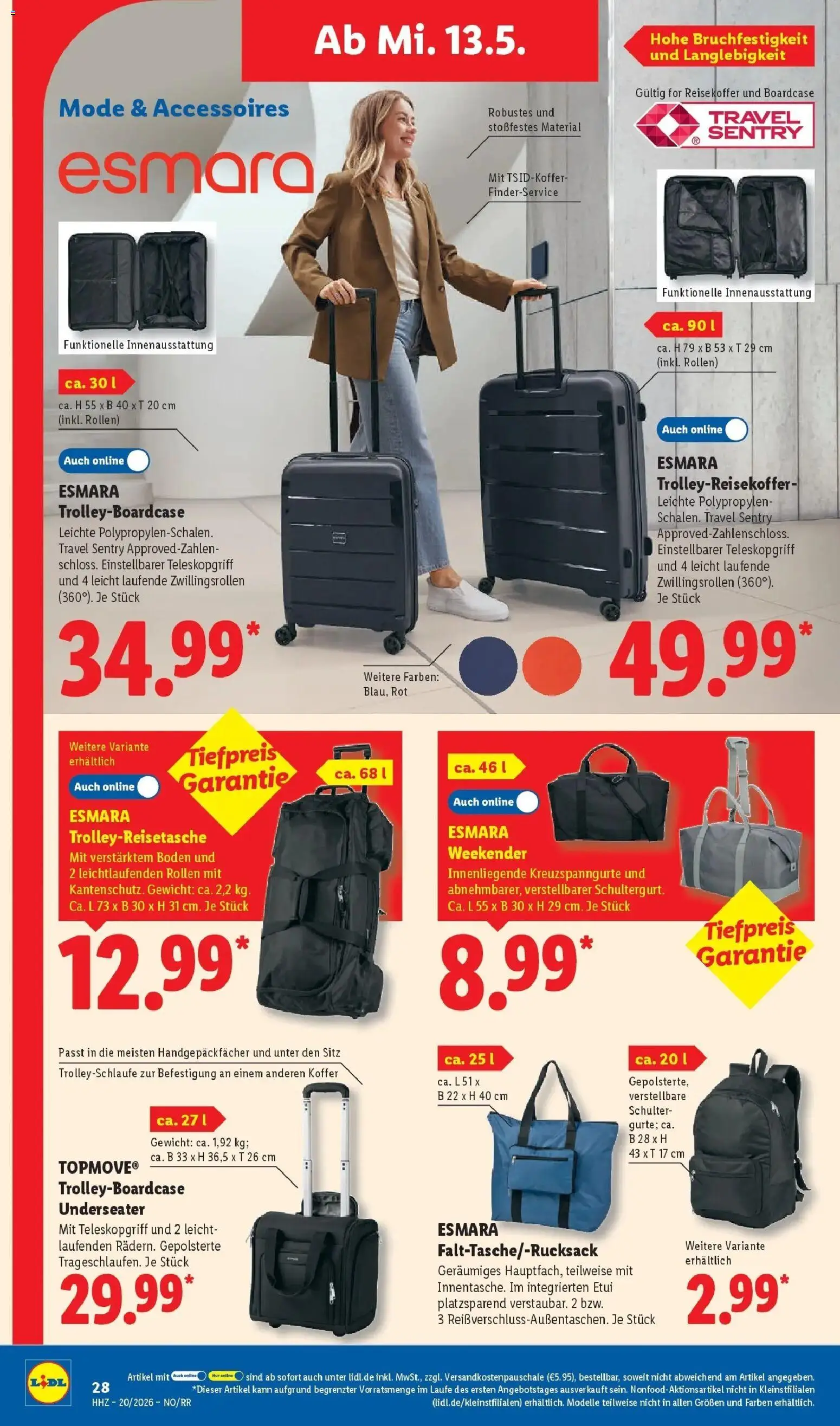 Lidl Prospekt Wahlstedt – gültig ab 11.05.2026 | Seite: 56 | Produkte: Gewicht, Koffer