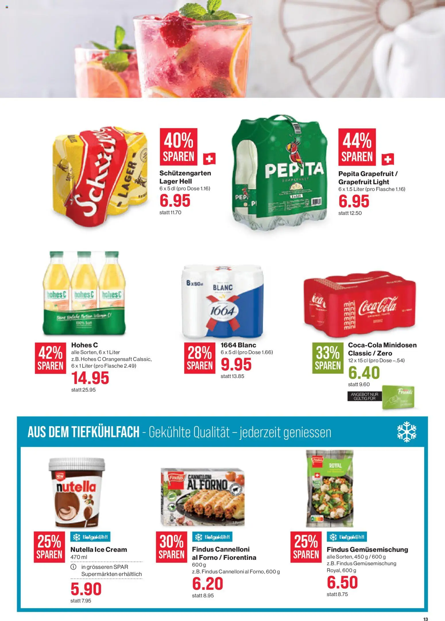SPAR aktionen – gültig ab 07.05.2026 | Seite: 13 | Produkte: Spabad, Orangensaft, Grapefruit, Demlik