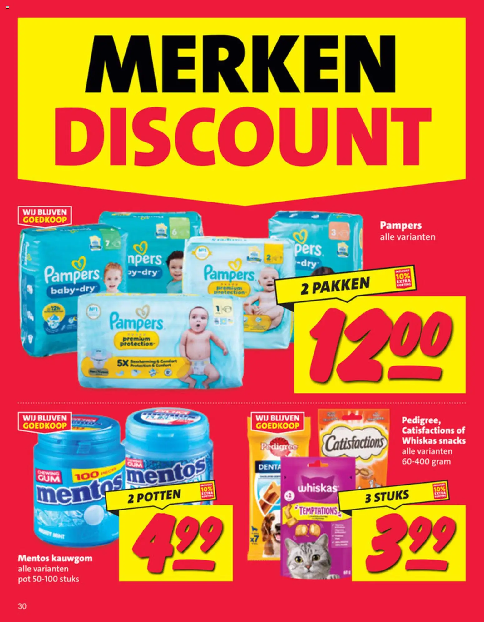 {H1} | Pagina: 30 | Producten: Snacks, Pot, Kauwgom, Pampers
