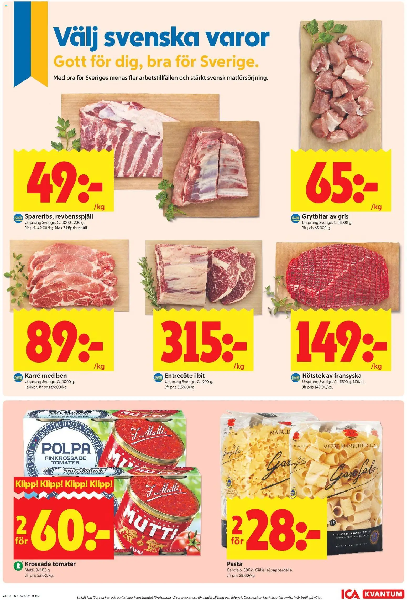 ICA Kvantum reklamblad aktuell från 14/09/2026 | Sida: 5