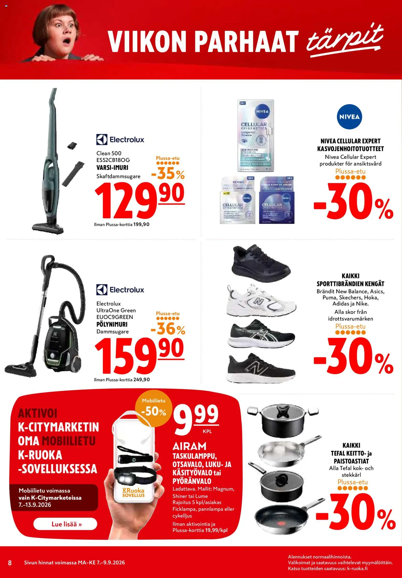 K-Citymarket tarjoukset – voimassa 07/09/2026 alkaen | Sivu: 8